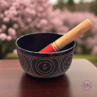 Buddha’s Kiss Hand-Etched Singing Bowl Set ✨