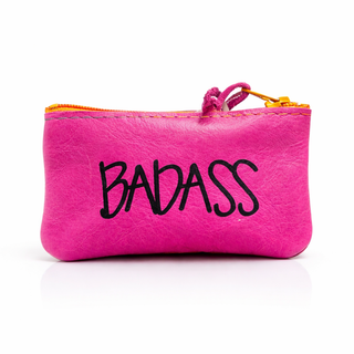 Uptown Sass Leather Zipper Pouch ✨