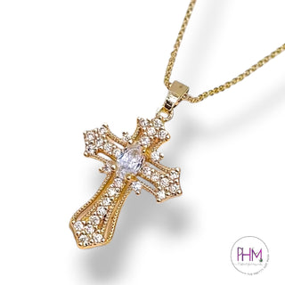 Eternal Light Cross Pendant ✨