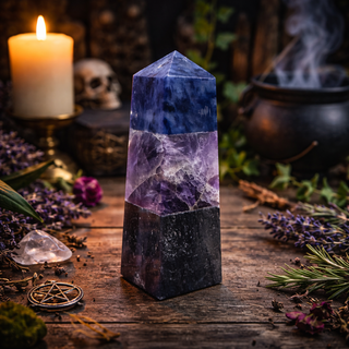 Anxiety Support Gemstone Tower 💙💜