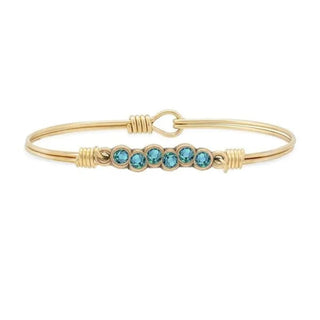 Starlight Birthstone Bangle Bracelet