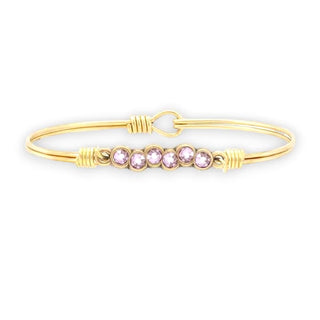Starlight Birthstone Bangle Bracelet