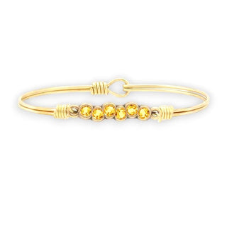 Starlight Birthstone Bangle Bracelet