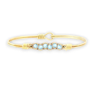 Starlight Birthstone Bangle Bracelet