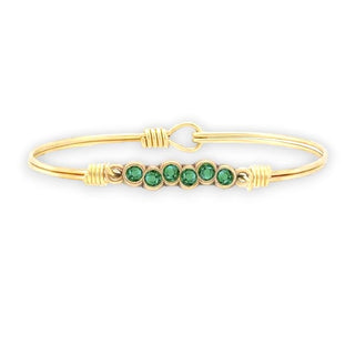 Starlight Birthstone Bangle Bracelet