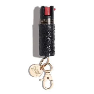 Bling Self Defense Spray - Black Glitter - Done