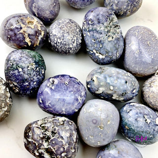 Charmed Grape Agate Tumbled Stone💜