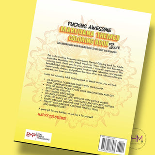 Fucking High AF | Adult Coloring Book 🖍️🌿💨