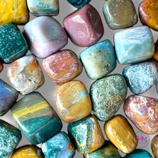 Ocean Jasper Tumbled Stone 🏝️