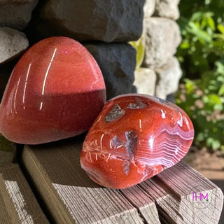 Red Jasper Tumbled Stone 🧡🌄