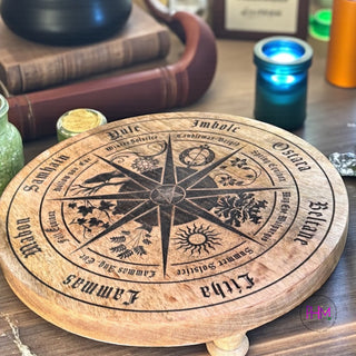 Witches’ Sabbath Wheel of the Year Altar Table 🌞🌙✨