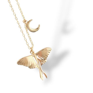 🦋 Luna Moth Necklace Greeting Card 🌙✨