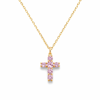 Celestial Balance Cross Pendant Necklace ✨🖤