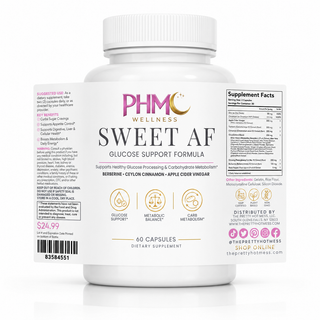 COMING SOON!! Sweet AF Glucose Support | PHM Wellness ™