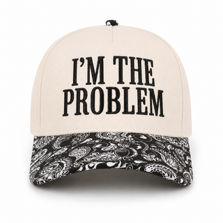 I'm The Problem Two-Tone Trucker Hat 😏🖤✨