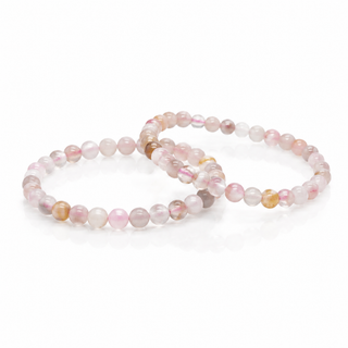 🌸✨ She Bloomed Anyway Flower Agate Bracelet ✨🌸