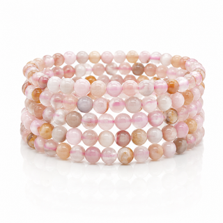 🌸✨ She Bloomed Anyway Flower Agate Bracelet ✨🌸