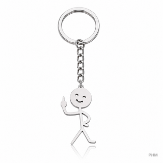 🖕 Fresh Outta Fucks Keychain