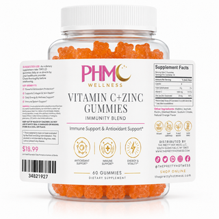 COMING SOON!! ☀️ Vitamin C + Zinc Immunity Gummies| PHM Wellness™