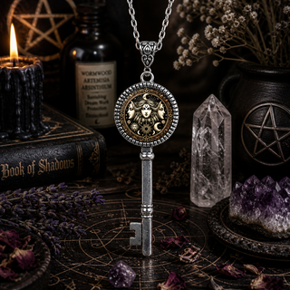 🗝️ Coven  Key Necklace | Hekate Collection