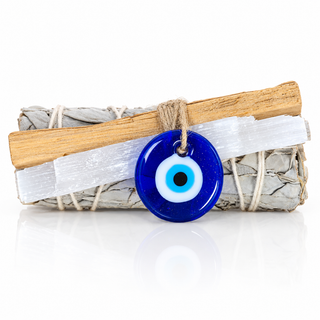 🧿 Nothing Gets Past Me™ | White Sage + Selenite + Palo Santo Protection Bundle