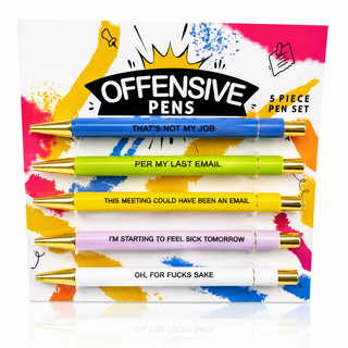 Fuckk it All Inappropriate Pen Sets 🖊️🔥😂