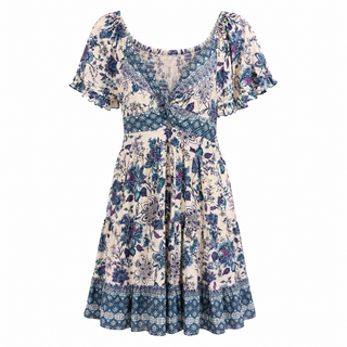 ✨ Twisted Temptation Boho Mini Dress ✨