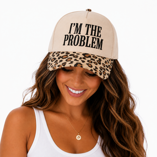 I'm The Problem Two-Tone Trucker Hat 😏🖤✨