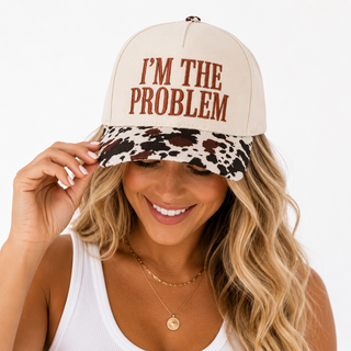 I'm The Problem Two-Tone Trucker Hat 😏🖤✨