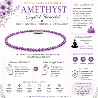 Crystal Stardust Bracelet Collection ✨💎🌙