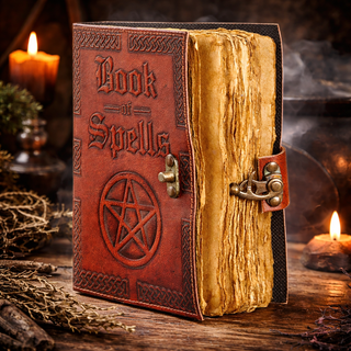 Book of Spells Sacred Leather Journal 🔮