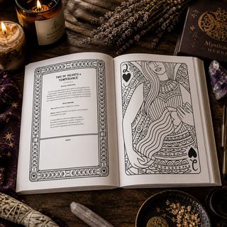 Illuminated Tarot Coloring Book 🔮🖤