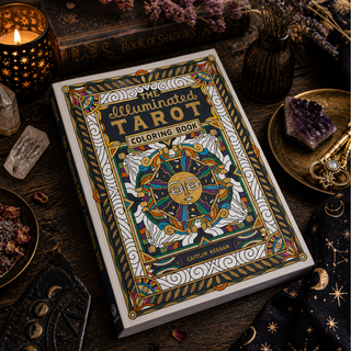 Illuminated Tarot Coloring Book 🔮🖤