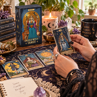 🔮🌿 Sacred Witch Tarot Deck | Folklore, Herbal Wisdom &amp; Ancient Magick