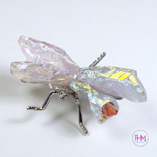 Enchanted Rainbow Quartz Dragonfly ✨