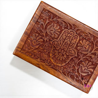 It's All Good Hamsa Hand Wooden Box 🪬