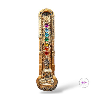 Inner Peace Chakra Crystal Incense Burner 🧘✨