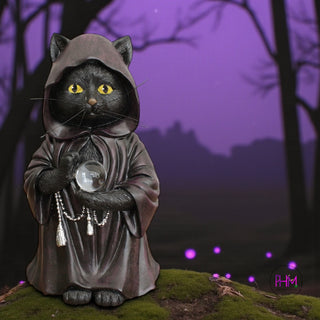 🌙 Midnight Familiar Solar Wizard Cat ✨