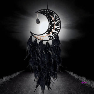 Enchanted Crystal Moon 🌙 Dream Catcher