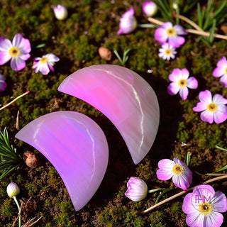 Enchanting Pink Mango Calcite Crystal Collection 💕
