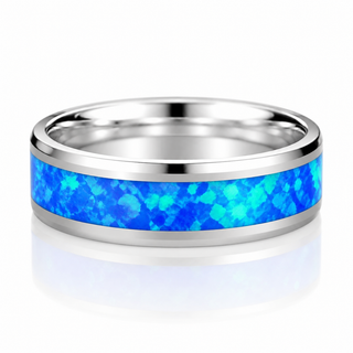 Moonlit Tides Fire Opal Ring 🌙