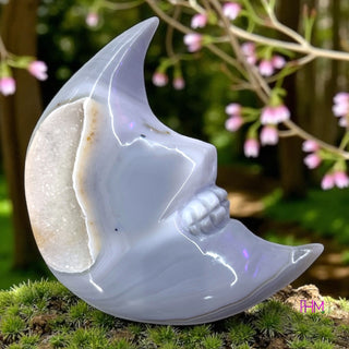 Enchanted Blue Lace Agate Crystal 💙🤍