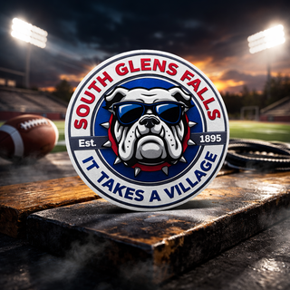 It Takes A Village Sticker 💙❤️🐾