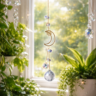 Dancing Moon Suncatcher Collection 🌙🧿
