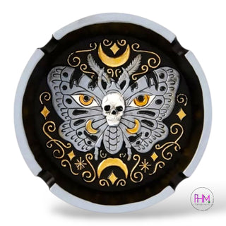 Luna Moth Enchanted Ashtray 🦋💀🌙