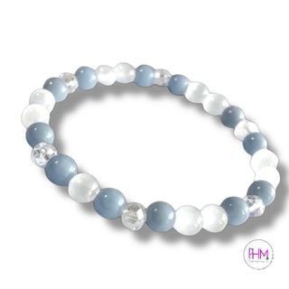 Angel Guidance Crystal Bracelet 🩵