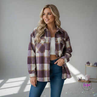 🌜 Midnight Ember Shacket