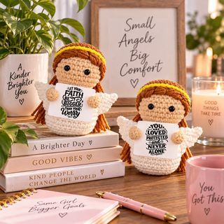 😇 Pocketful of Heaven | Crochet Guardian Angel