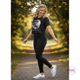 Stay Wild Moon Child Black Cropped Tee ✨🌙