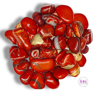 Red Jasper Tumbled Stone 🧡🌄